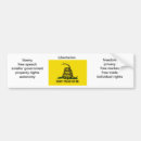 Search for libertarian bumper stickers Don't