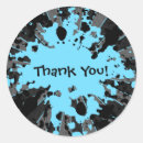 Search for paintball birthday stickers Thank you