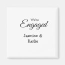Search for engagement stamp magnets She said yes