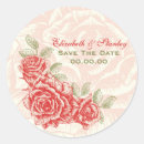 Search for vintage save the date stickers Leaves