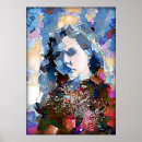 Search for abstract woman art posters Blue