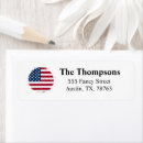Search for made in the usa return address labels Patriotic