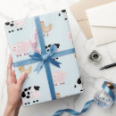 Search for cow and chicken wrapping paper Pig