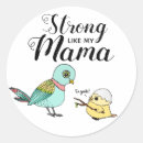 Search for baby and mommy bird stickers For kids