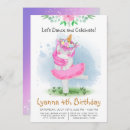 Search for ballerina party invitations For her