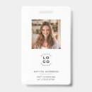Search for black and white id badges Simple