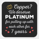 Search for funny anniversary stickers Couple