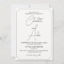 Search for simplistic wedding invitations Minimalist