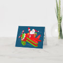 Search for airplane christmas cards Santa