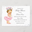 Search for pink princess invitations Glitter