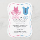 Search for tutus or ties invitations Baby