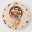 Search for art nouveau clocks Alphonse mucha