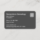 Search for historian business cards Genealogy
