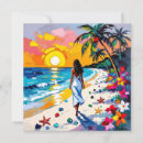 Search for waving note cards Beach