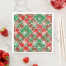 Search for plaid christmas napkins Festive