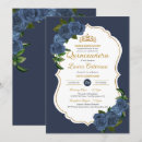 Search for dark blue birthday invitations Roses
