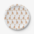 Search for giraffe print plates Birthday
