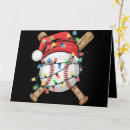 Search for santa baseball christmas cards Sports
