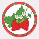 Search for cartoon strawberries stickers Strawberry
