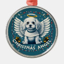 Search for angel dog christmas tree decorations Xmas