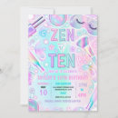 Search for glow birthday invitations Neon birthday party