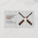 Search for baseball coach business cards Team