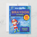 Search for boys roller skating party invitations Skate