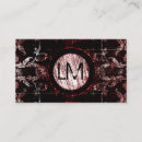 Search for gothic business cards Black
