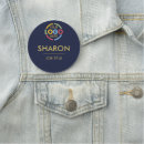 Search for magnetic back name tags Plastic with magnetic backing