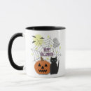 Search for black pumpkin mugs Spider web