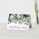 Search for blue watercolor birthday cards Floral