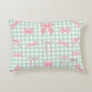 Search for pink bow cushions Baby girl