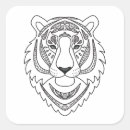 Search for zen doodles stickers Tiger