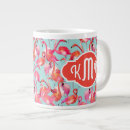 Search for flamingo monogram mugs Rainforest