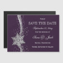 Search for purple silver save the dates Chic
