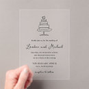 Search for cake wedding invitations Modern
