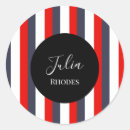 Search for red and white stripe stickers Blue