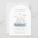Search for yacht bridal shower invitations Watercolor