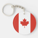 Search for canadian flag key rings North america