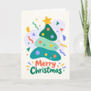 Search for confetti christmas cards Whimsical