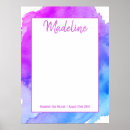 Search for bat mitzvah signs Watercolor