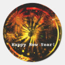 Search for new years clock stickers Celebration