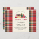 Search for red plaid invitations Country