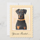 Search for dobermans invitations Pinscher