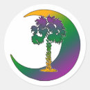 Search for crescent moon stickers Palmetto tree