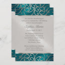 Search for blue and silver quinceanera invitations Mis quince anos