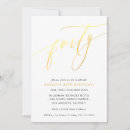 Search for gold 40th birthday invitations Chic