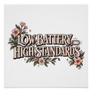 Search for battery posters Low