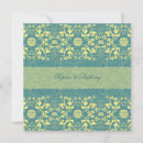 Search for blue damask wedding invitations Pattern