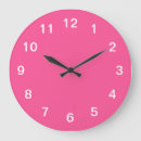 Search for hot pink clocks White numbers